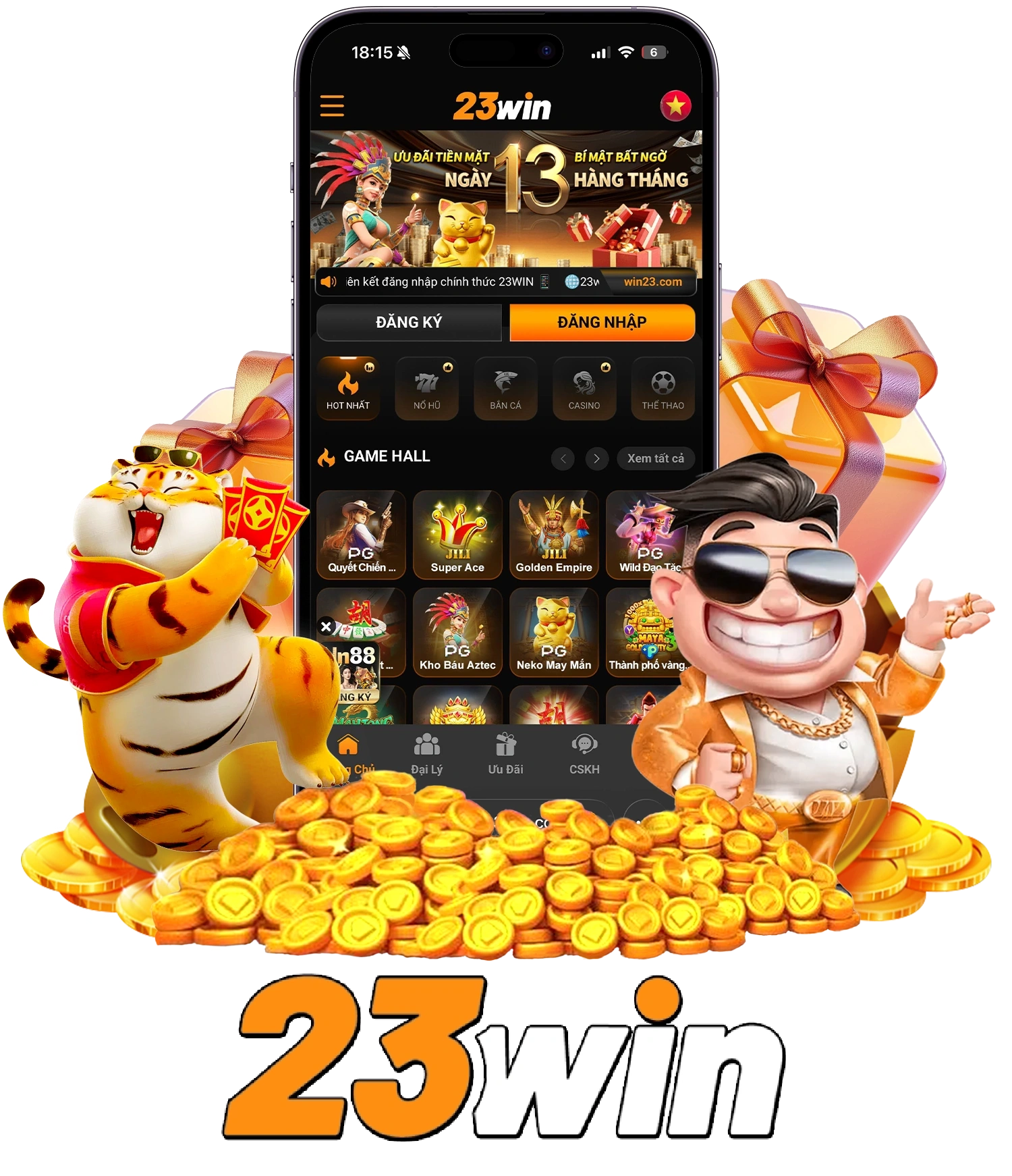 Hình ảnh dịch vụ ứng dụng 23Win trên điện thoại